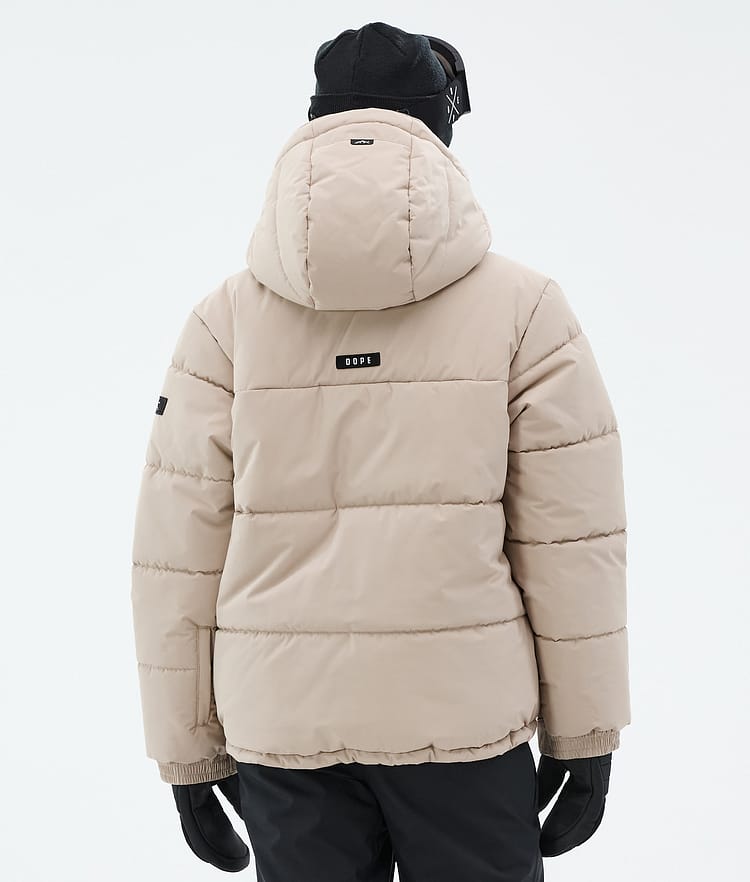 Puffer W Snowboard Jacket Women Sand, Image 7 of 9