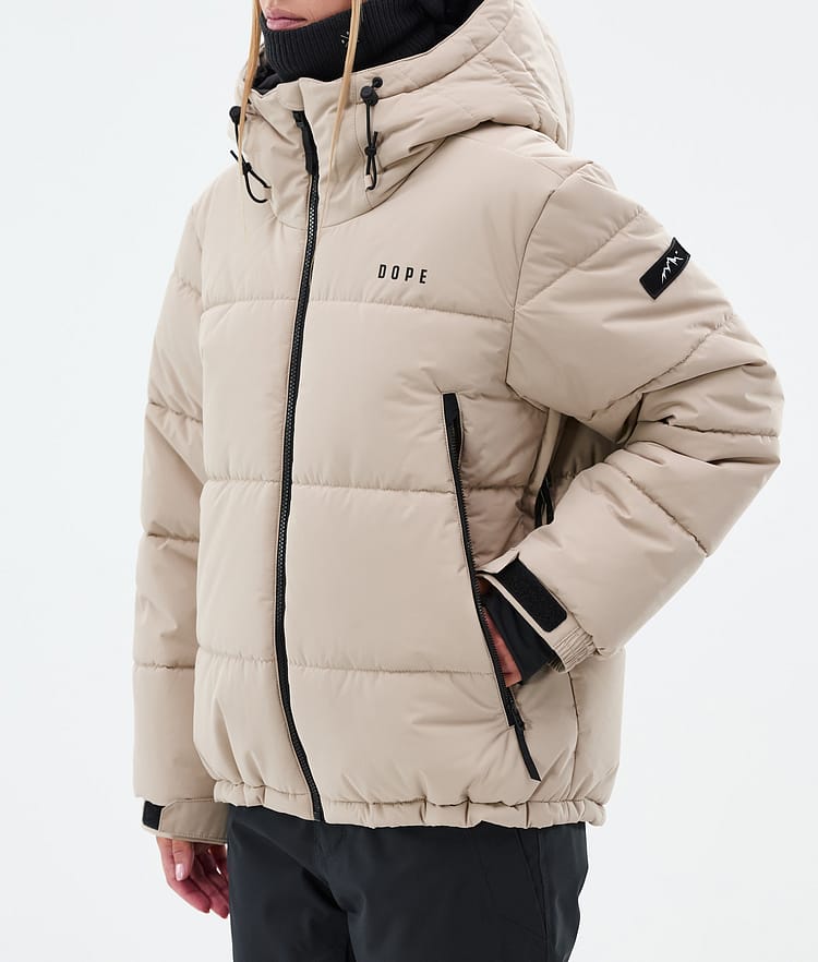 Puffer W Snowboard Jacket Women Sand, Image 8 of 9