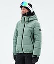 Puffer W Snowboard Jacket Women Faded Green
