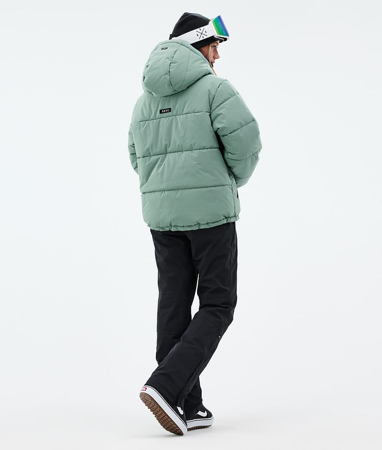 Puffer W Kurtka Snowboardowa Kobiety Faded Green, Zdjęcie 5 z 9