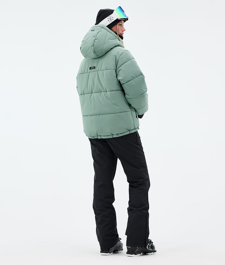 Puffer W Ski Jacket Women Faded Green, Image 5 of 9