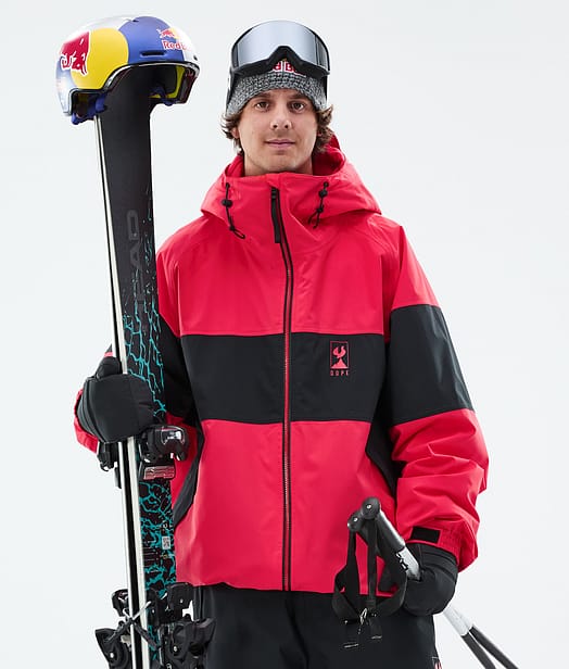 JT Spartan Veste de Ski Homme Red/Black