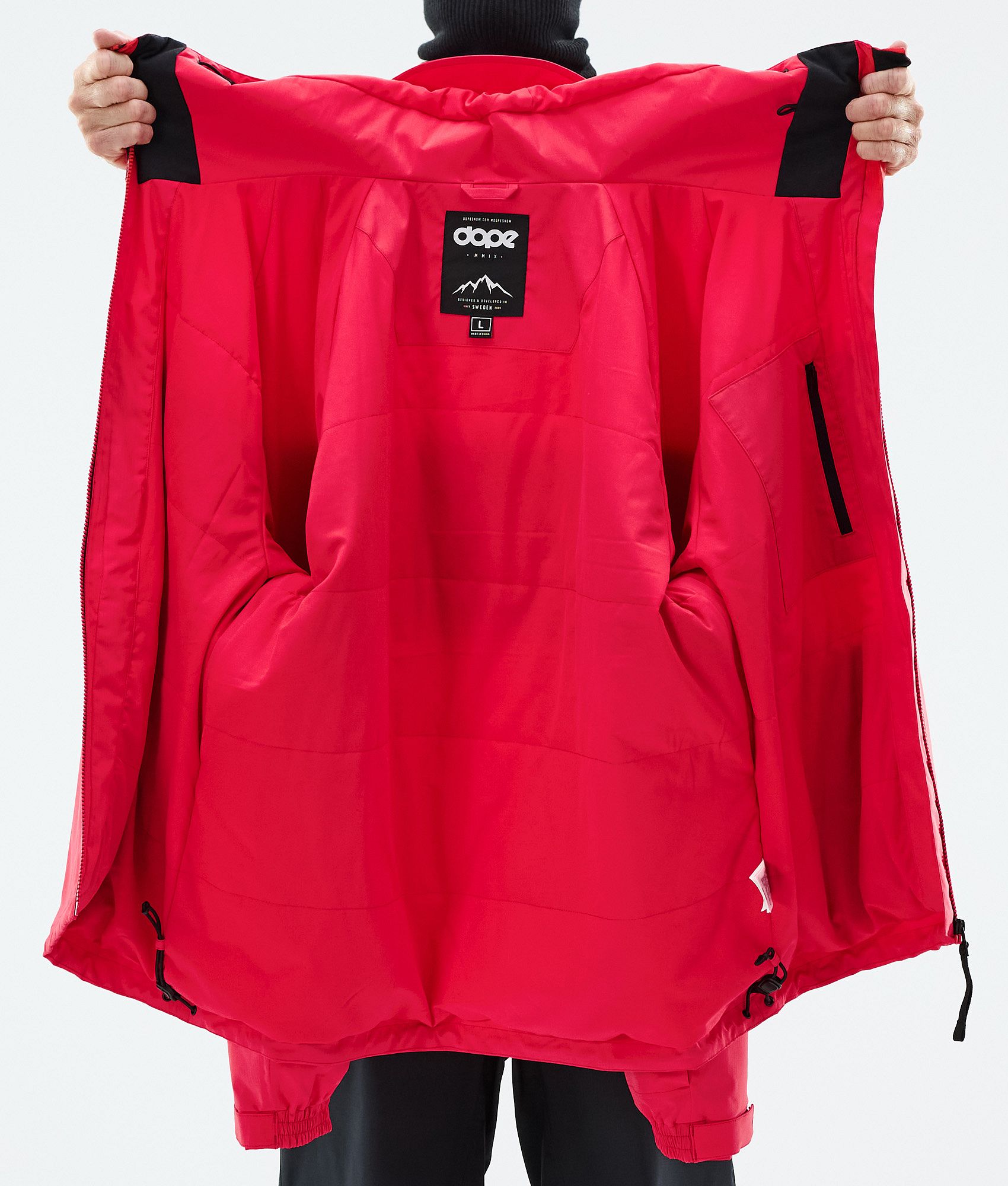 Dope JT Spartan スキージャケット メンズ Red/Black - レッド