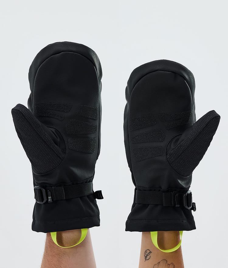 Ace Snow Mittens Whitish, Image 2 of 4