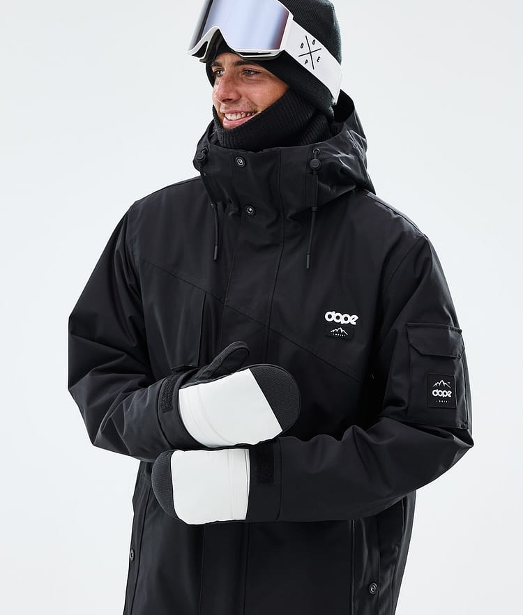Ace Snow Mittens Whitish, Image 4 of 4