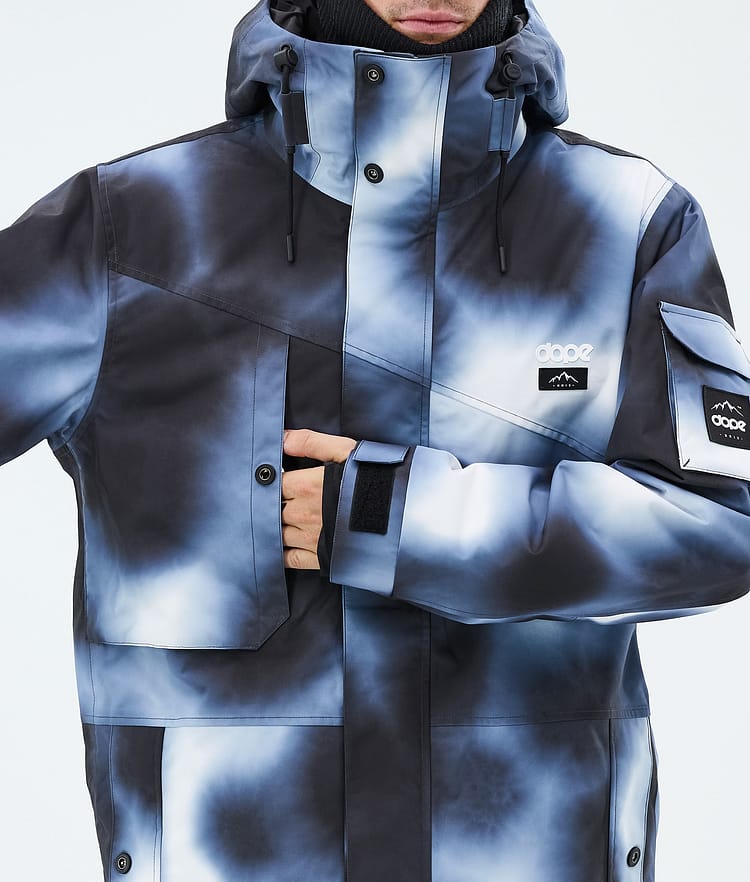 Adept Skijacke Herren Dark Blue Tiedye, Image 8 of 9