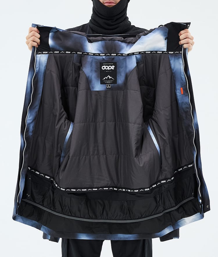 Adept Skijacke Herren Dark Blue Tiedye, Image 9 of 9