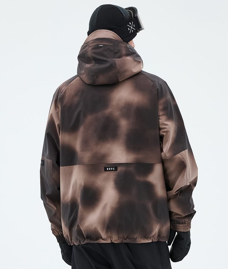 Spartan Lyžařská Bunda Pánské Brown Tiedye, Image 6 of 8