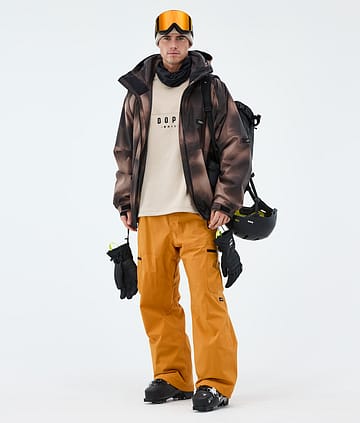 Spartan Ski Outfit Men Brown Tiedye/Light Rust