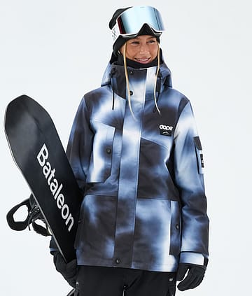 Adept W Veste Snowboard Femme Dark Blue Tiedye