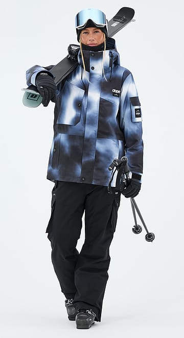 Adept W Ski Outfit Women Dark Blue Tiedye/Blackout