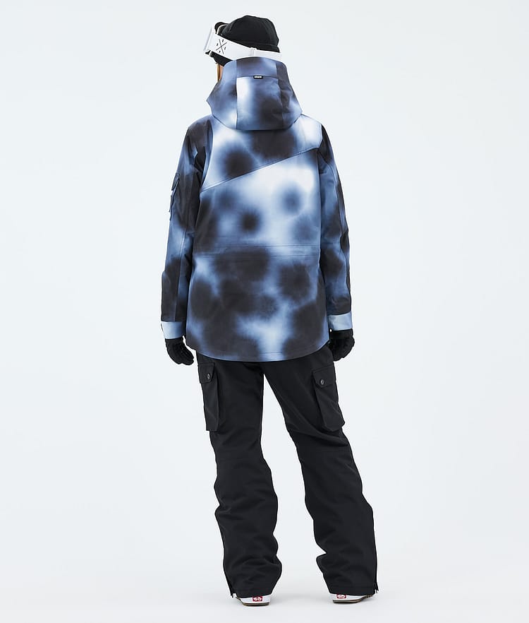 Adept W Bunda na Snowboard Dámské Dark Blue Tiedye, Image 3 of 9