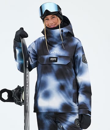 Blizzard W Snowboard Jacket Women Dark Blue Tiedye