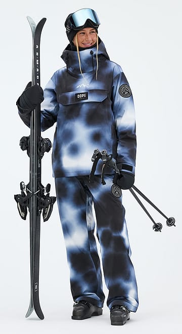 Blizzard W Ski Outfit Women Dark Blue Tiedye