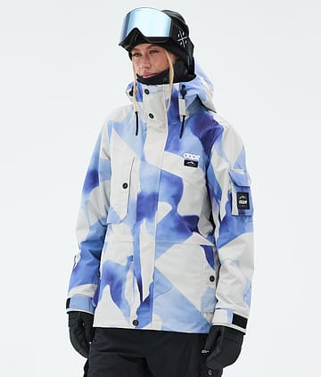 Adept W Snowboard Jacket Women Blue Ice