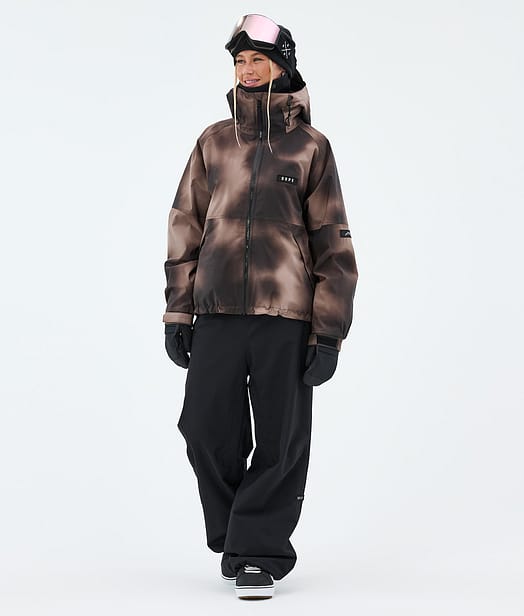 Spartan W Snowboard Outfit Brown Tiedye/Black