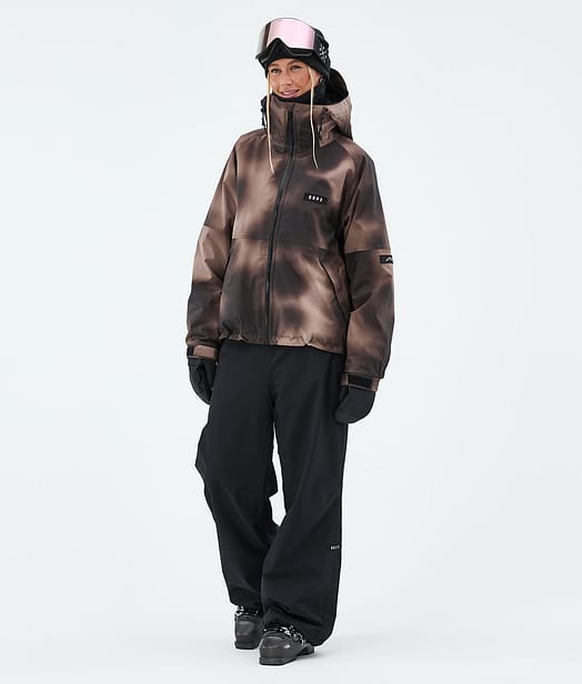 Spartan W Ski Outfit Brown Tiedye/Black