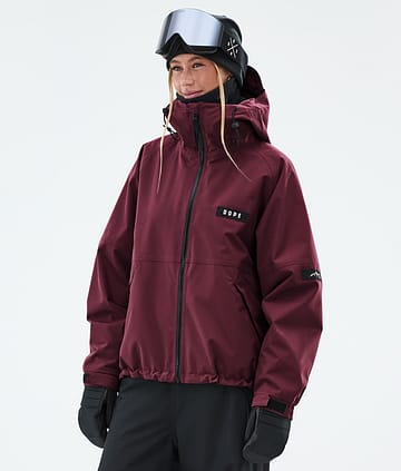 Spartan W Snowboard Jacket Women Burgundy