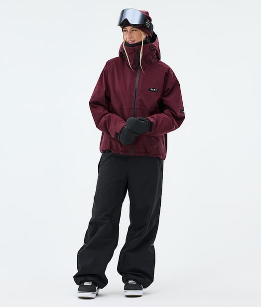 Spartan W Snowboard Outfit Burgundy/Black