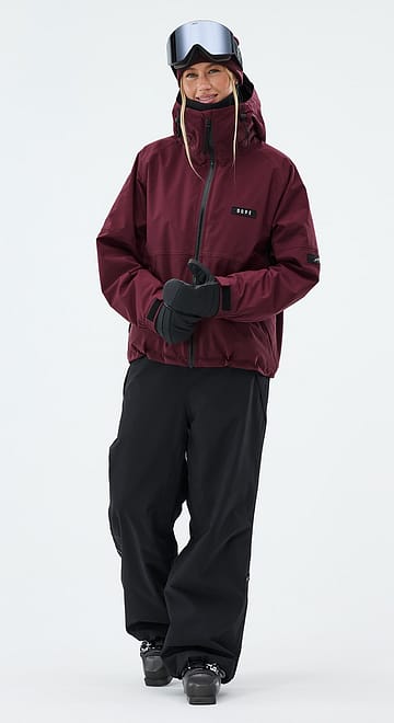 Spartan W Ski Outfit Women Burgundy/Black