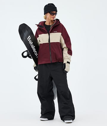 Spartan W Outfit Snowboard Femme Burgundy/Sand/Black