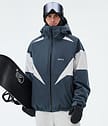 Dope Spartan Snowboard Jacket Men Spike Metal Blue/Light Grey