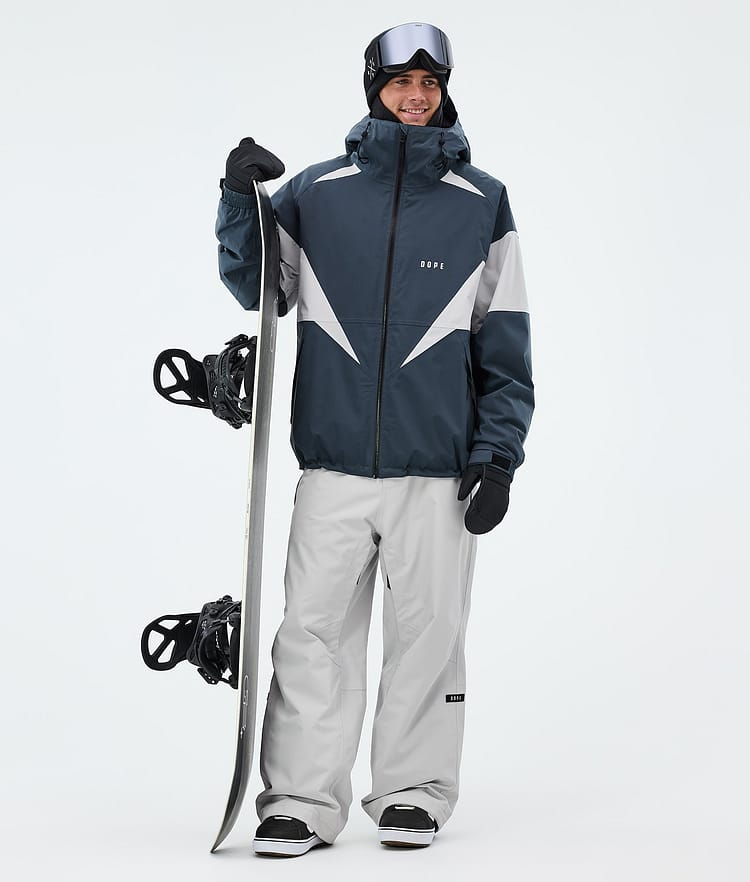 Spartan Snowboardjacka Herr Spike Metal Blue/Light Grey, Image 2 of 8
