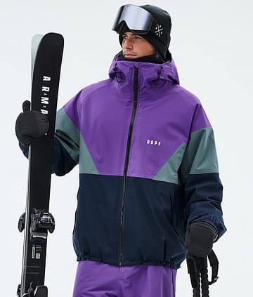 Spartan Skijakke Herre Sport Vivid Purple/Atlantic/Dark Blue