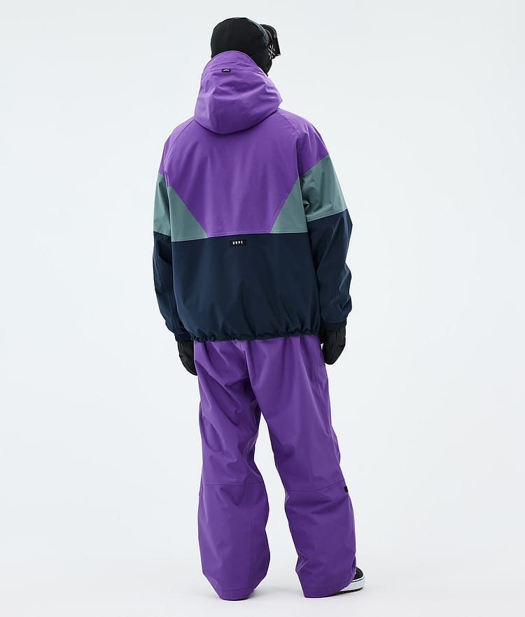 Spartan Snowboardjacka Herr Sport Vivid Purple/Atlantic/Dark Blue, Image 3 of 8