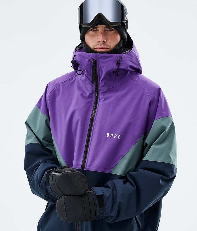 Spartan Ski Jacket Men Sport Vivid Purple/Atlantic/Dark Blue, Image 4 of 8
