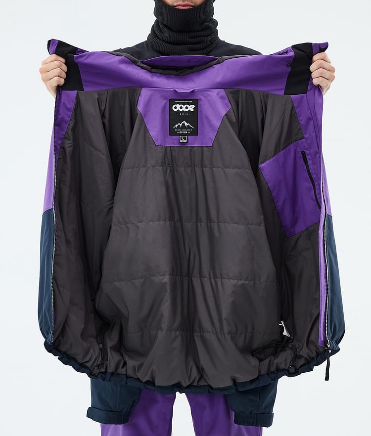 Spartan Snowboardjacka Herr Sport Vivid Purple/Atlantic/Dark Blue, Image 8 of 8