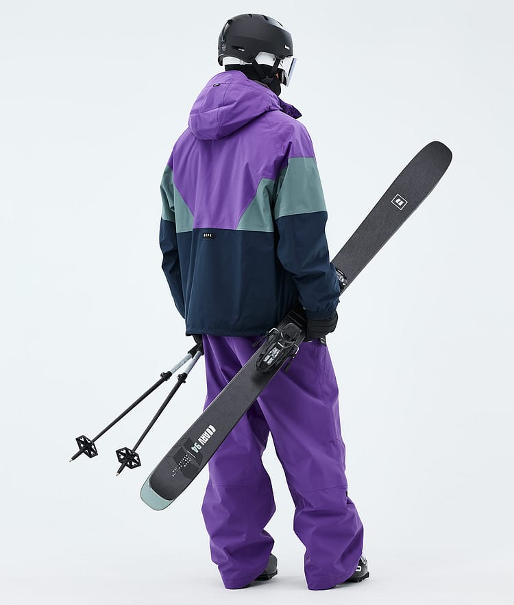 Spartan Ski Outfit Men Vivid Purple/Atlantic/Dark Blue, Image 2 of 2