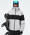 Spartan Snowboard jas Heren Light Grey/Black