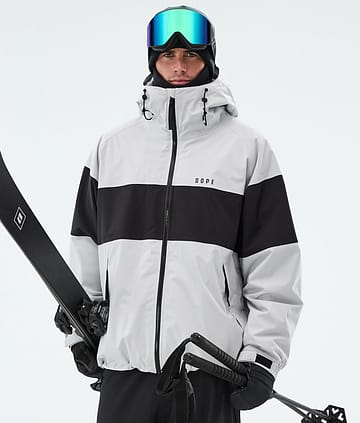 Spartan スキージャケット メンズ Stripe Light Grey/Black