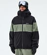 Spartan Snowboard jas Heren Black/Moss Green
