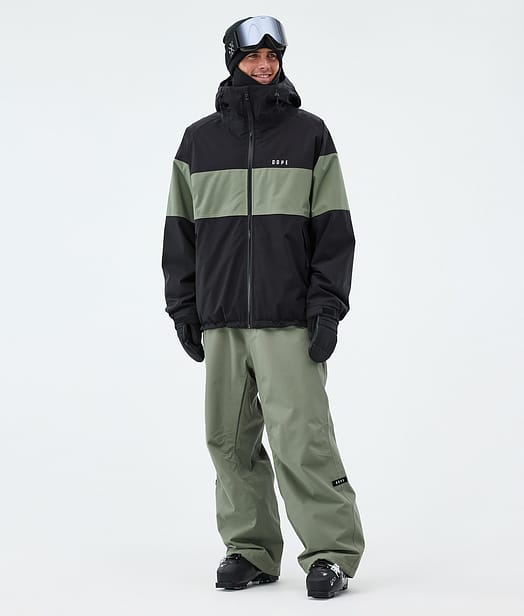 Spartan Outfit Ski Black/Moss Green