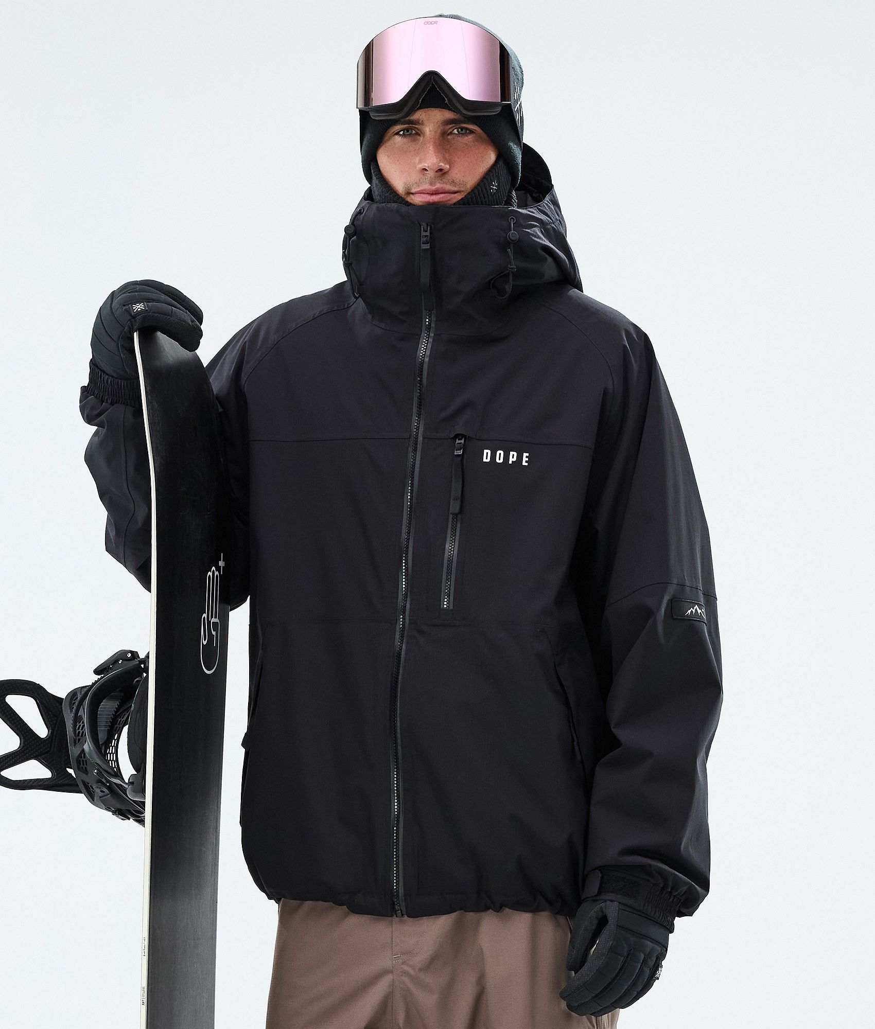 Dope Spartan Snowboard Jacket Men Spike Black/Light Pearl