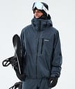 Dope Apex Snowboard Jacket Men Metal Blue