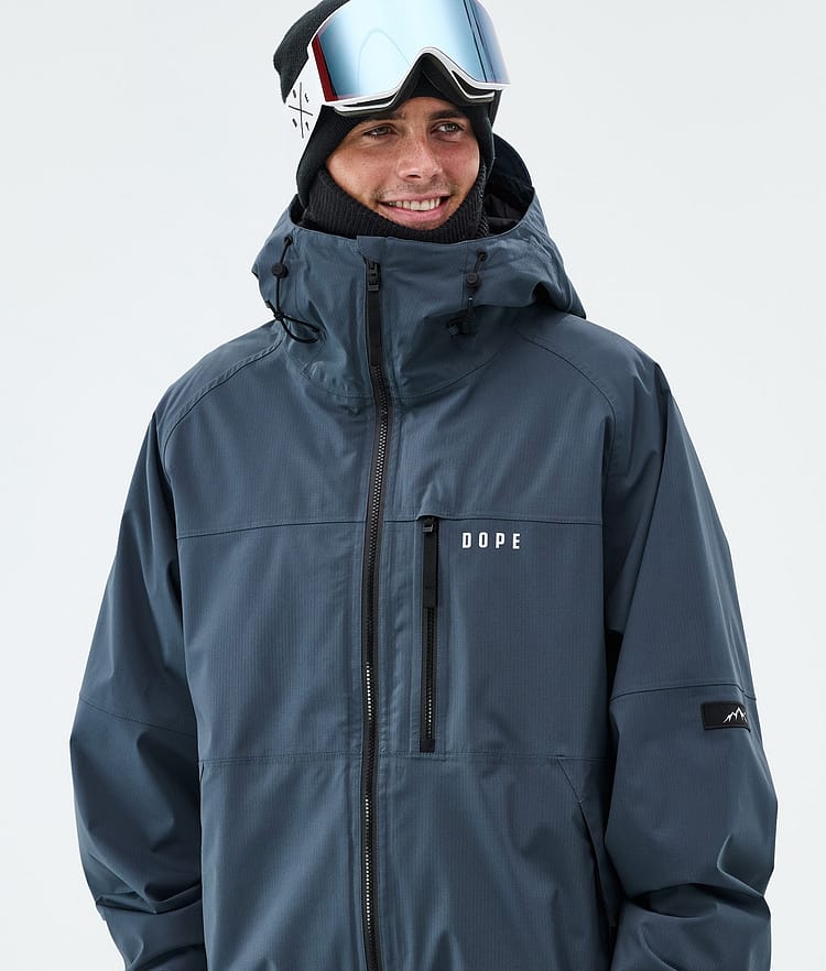 Apex Ski Jacket Men Metal Blue, Image 4 of 9