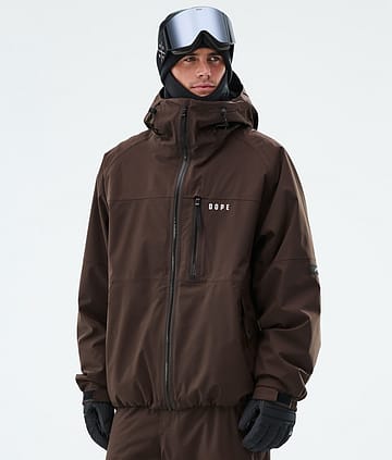 Apex Snowboard Jacket Men Dark Brown