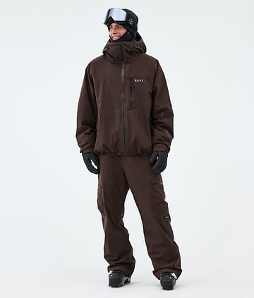 Apex Ski Outfit Men Dark Brown