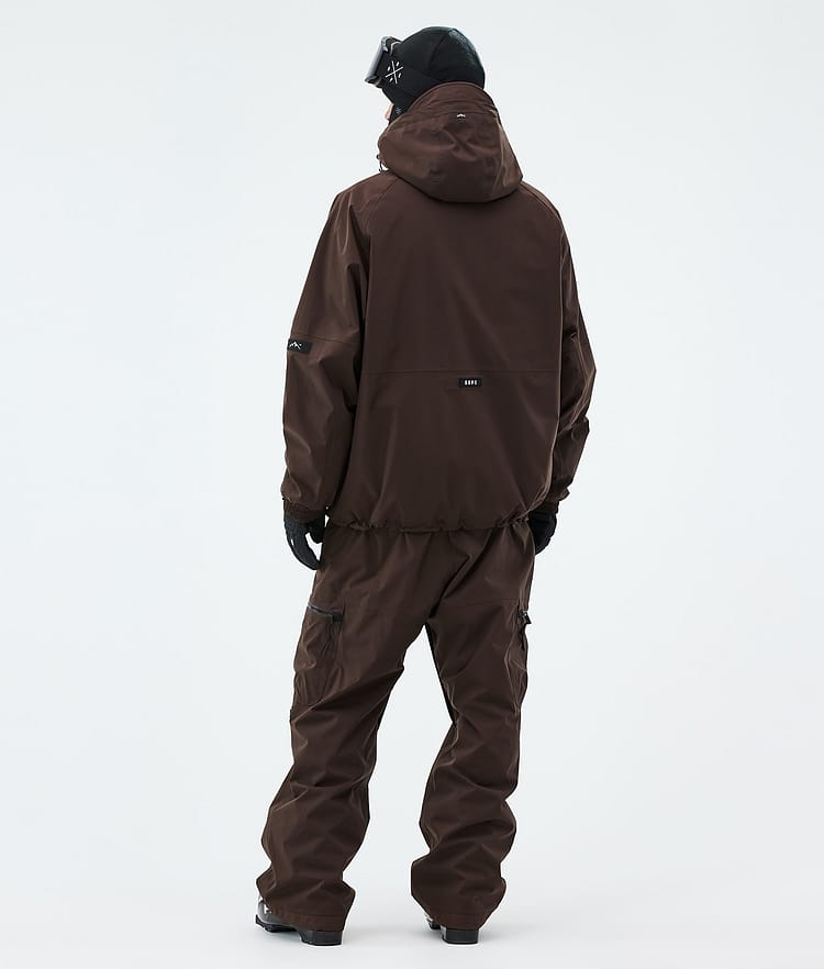Apex Ski Jacket Men Dark Brown, Image 3 of 9