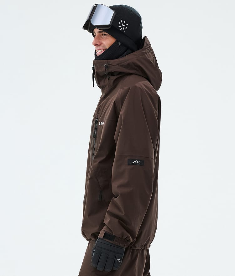 Apex Snowboard Jacket Men Dark Brown, Image 5 of 9