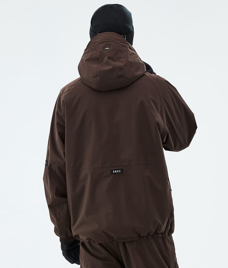 Apex Ski Jacket Men Dark Brown, Image 6 of 9