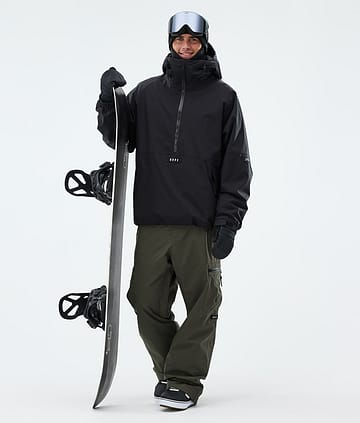 Arnok Outfit de Snowboard Hombre Black/Olive Green