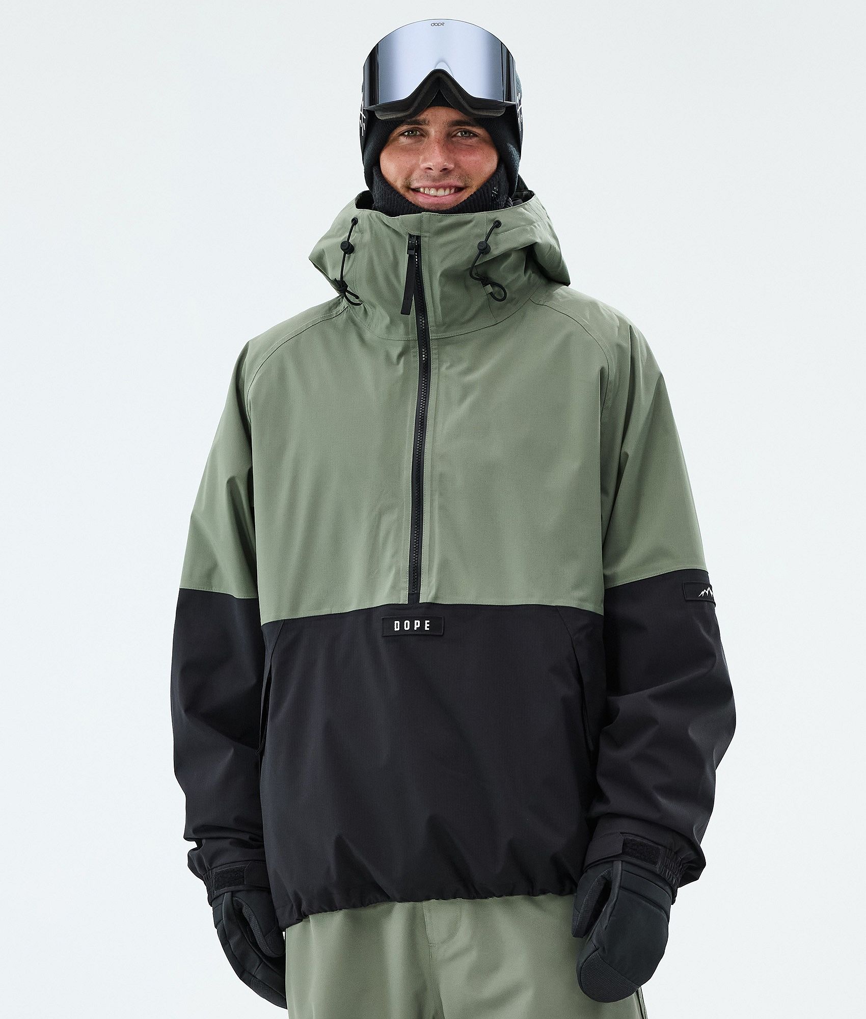 Dope Arnok スキージャケット メンズ Moss Green/Black - グリーン