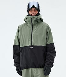 Dope Arnok Veste de Ski Homme Moss Green/Black