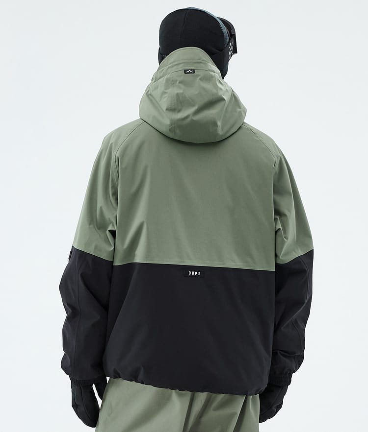 Arnok Snowboard Jacket Men Moss Green/Black, Image 6 of 8