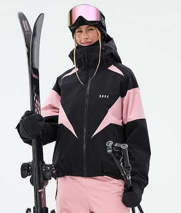 Spartan W Skijacke Damen Spike Black/Soft Pink