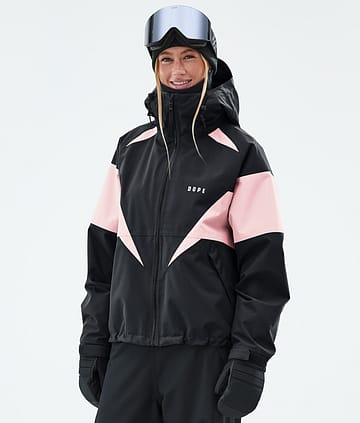 Spartan Spike W Snowboard Jacket Women Black/Soft Pink